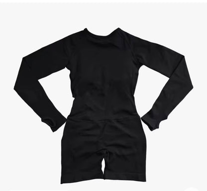 Short Jumpsuit Backless Set Gym Sportswear